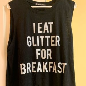 “I Eat Glitter for Breakfast” Tank
